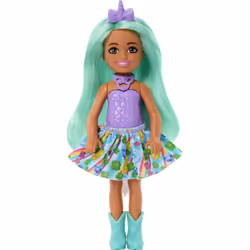 Barbie Dreamtopia Chelsea Unicorn Small Doll with Green Hair & Horn He