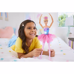 Barbie Dreamtopia Twinkle Lights Ballerina Doll, Blonde with Light-Up Feature Wearing Headband & Tutu - Additional view 8