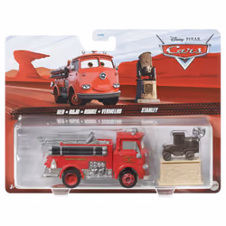 Disney Pixar Cars Disney and Pixar Cars Red and Stanley 2-Pack, Vehicle set, 3 yr(s), Metal, Plastic, Multicolour