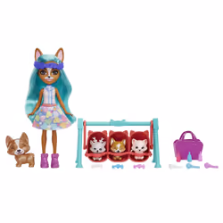 Enchantimals Baby Best Friends CRIZIA CORGI & SHOW Doll