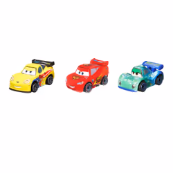 Disney Pixar Cars Disney and Pixar Cars Toys, Mini Racers 3-Pack Metal Toy Cars, Car, 3 yr(s), Metal, Plastic, Red