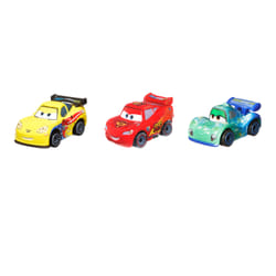 Disney Pixar Cars Disney and Pixar Cars Toys, Mini Racers 3-Pack Metal Toy Cars