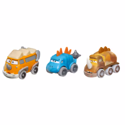 Disney Pixar Cars Mini Racers 3 Pack, Car, 3 yr(s), Metal, Plastic, Multicolour