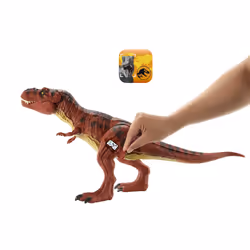Jurassic World JURASSIC PARK ELECTRONIC REAL FEEL TYRANNOSAURUS REX, 4 yr(s), Multicolour, Plastic