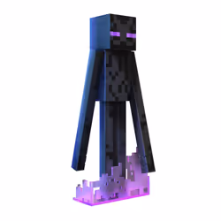 Minecraft DIAMOND LEVEL ENDERMAN Figure, 6 yr(s), Multicolour, Plastic