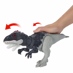 Jurassic World WILD ROAR Eocarcharia, 4 yr(s), Black, Green, Plastic