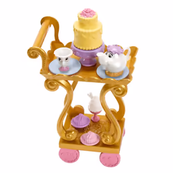 Mattel Disney Princess Belle's Tea Time Cart, 3 yr(s)