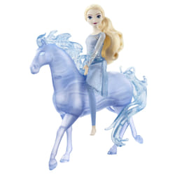 Mattel Disney Frozen Elsa Fashion Doll and Horse-Shaped Water Nokk Figure Inspired by Disney’s Frozen 2