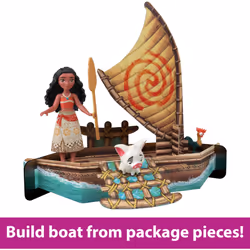 Mattel Disney Princess Toys  Moana Small Doll Story Pack with 1 Moana