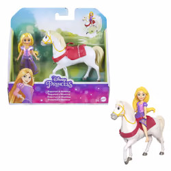Disney Princess Rapunzel & Maximus, Fashion doll, Female, 3 yr(s), Girl, 114.3 mm, Multicolour