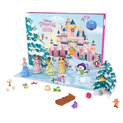 Mattel Disney Princess Advent Calendar, Box, Freestanding, Multicolour