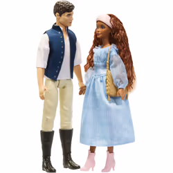 Mattel Disney The Little Mermaid Ariel & Prince Eric Dolls - Additional view 4
