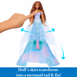 Mattel Disney The Little Mermaid Transforming Ariel Doll - Additional view 6