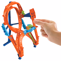 Hot Wheels Action Figure-8 Track Set with 1 Toy Car, Vehicle & track set, 5 yr(s), Plastic, Multicolour