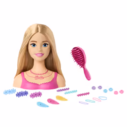 Barbie Styling Head and Accessories, Makeup/Styling doll head, Female, 3 yr(s), Boy/Girl, 203 mm, Multicolour