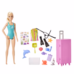 Barbie Marine Biologist Doll and Playset (Light Skin Tone)