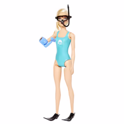 Barbie Marine Biologist Doll and Playset (Light Skin Tone)