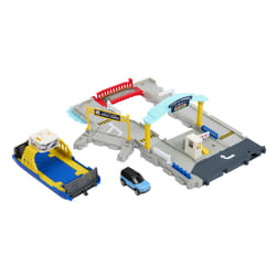 Matchbox Action Drivers Cars Playset, Ferry Port Set with Ferry Boat & 1 Car