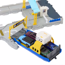 Matchbox Action Drivers Cars Playset, Ferry Port Set with Ferry Boat & 1 Car