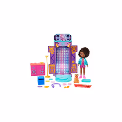 KarmaAs World Transforming Musical Star Stage Playset (142-in) with Lights & Sounds, Plays collectible Records, Includes Doll