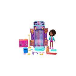KarmaAs World Transforming Musical Star Stage Playset (142-in) with Lights & Sounds, Plays collectible Records, Includes Doll