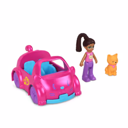 Polly Pocket Car, Mini doll, Female, 4 yr(s), Boy/Girl, 25.4 mm, Multicolour