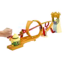 Hot Wheels Mario Kart The Super Mario Bros. Movie Jungle Kingdom Raceway Playset with Mario Die-Cast Toy Car