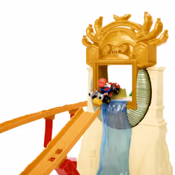 Hot Wheels Mario Kart The Super Mario Bros. Movie Jungle Kingdom Raceway Playset with Mario Die-Cast Toy Car