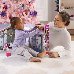 Fisher-Price Little People Barbie Advent Calendar by, Action/Adventure, 1 yr(s), Multicolour, Plastic
