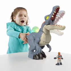 Fisher-Price Imaginext Jurassic World Ultra Snap Spinosaurus, 3 yr(s), Multicolour, Plastic