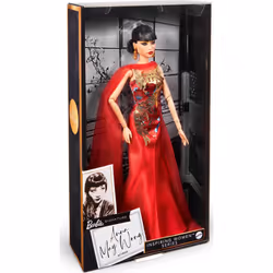 Barbie Inspiring Women Doll Anna May Wong Collectible Dressed in Red