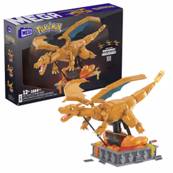 MEGA Pokémon Charizard Building Kit with Motion (1664 Pieces) for Collectors, Building set, 12 yr(s), 1664 pc(s), 850 g