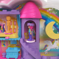 Polly Pocket Rainbow Unicorn Salon