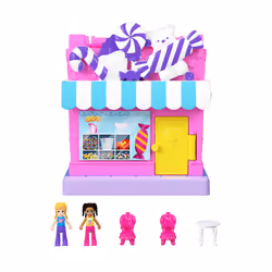 Polly Pocket POLLYVILLE Sweet Store, Shopping, 4 yr(s), Multicolour, Plastic