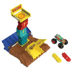 Hot Wheels Monster Trucks ARENA SMASHERS Demo Derby Car Jump Challenge