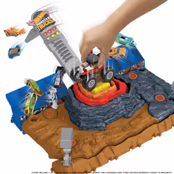 Hot Wheels Monster Trucks HOT WHEELSMonster Trucks Arena Smashers BONE SHAKER ULTIMATE CRUSH YARD Playset - Additional view 5