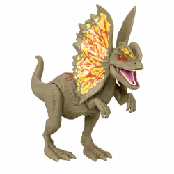 Jurassic World EPIC ATTACK Dilophosaurus, 4 yr(s), Green, Red, Yellow, Plastic