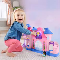 Fisher-Price Little People Disney Princess Magical Lights & Dancing Castle by, Castle, 1 yr(s), Batteries included, AA, Multi ...