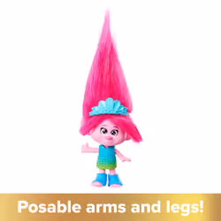Mattel Trolls 3 Band Together Queen Poppy Small Doll