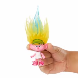 Mattel Trolls 3 Band Together HAIR POPS Viva, Makeup/Styling doll head, Female, 3 yr(s), Boy/Girl, 70 mm, Multicolour
