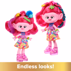 Mattel Trolls 3 Band Together HAIR-TASTIC Queen Poppy