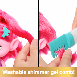 Mattel Trolls 3 Band Together HAIR-TASTIC Queen Poppy - Additional view 4