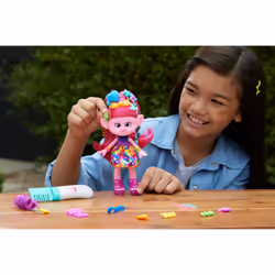 Mattel Trolls 3 Band Together HAIR-TASTIC Queen Poppy - Additional view 7
