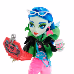 Monster High Skulltimate Secrets Neon Frights Ghoulia Yelps Doll, Fashion doll, Female, 4 yr(s), Boy/Girl, 323.9 mm, Multicol ...