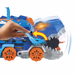 Hot Wheels City Ultimate T-Rex Transporter, Vehicle & track set, 4 yr(s), AAA, Plastic, Multicolour