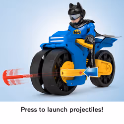 Fisher-Price Imaginext DC Super Friends Batcyle XL & Batman - Additional view 6