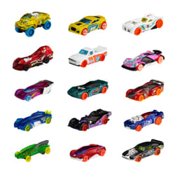 Hot Wheels 15 Toy Cars, 3 Track-Themed Packs