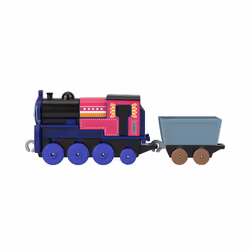 Thomas The Tank Engine Ashima Metal Push Locomotive Die-Cast Train wit