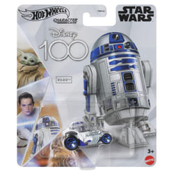 Hot Wheels Disney 100 Character Cars R2-D2  1:64 Scale Collectible Toy Car from Star Wars