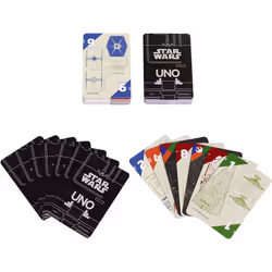 Mattel Games UNO Star Wars Technical Schematics Card Game for Kids & A